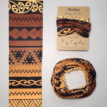 Load image into Gallery viewer, Aroha Wrap &#39;N&#39; Tie (Brown)