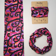 Load image into Gallery viewer, Aroha Wrap &#39;N&#39; Tie (Pink Paua)