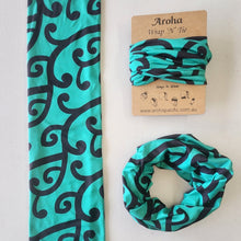 Load image into Gallery viewer, Aroha Wrap &#39;N&#39; Tie (Green)