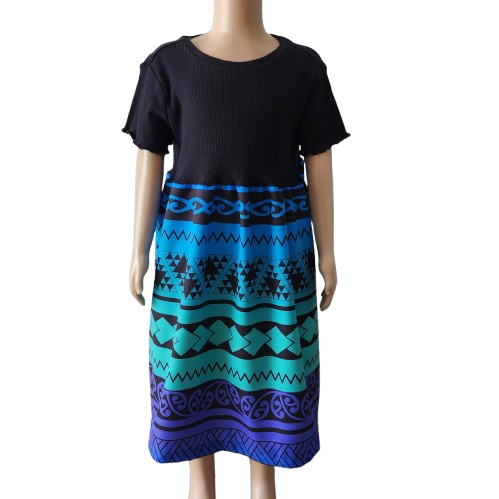 Girls Dress (Purple/Blue/Green)