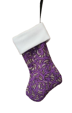Christmas Stocking   Purple