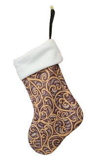 Christmas Stocking   Brown