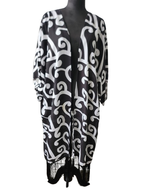 Kimono   White/Black