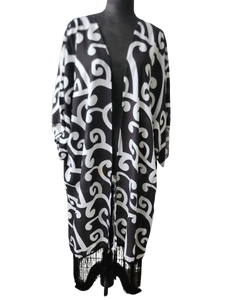 Kimono   White/Black