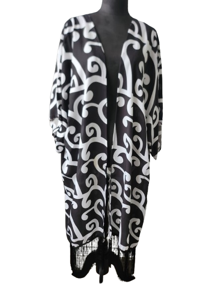 Kimono   White/Black