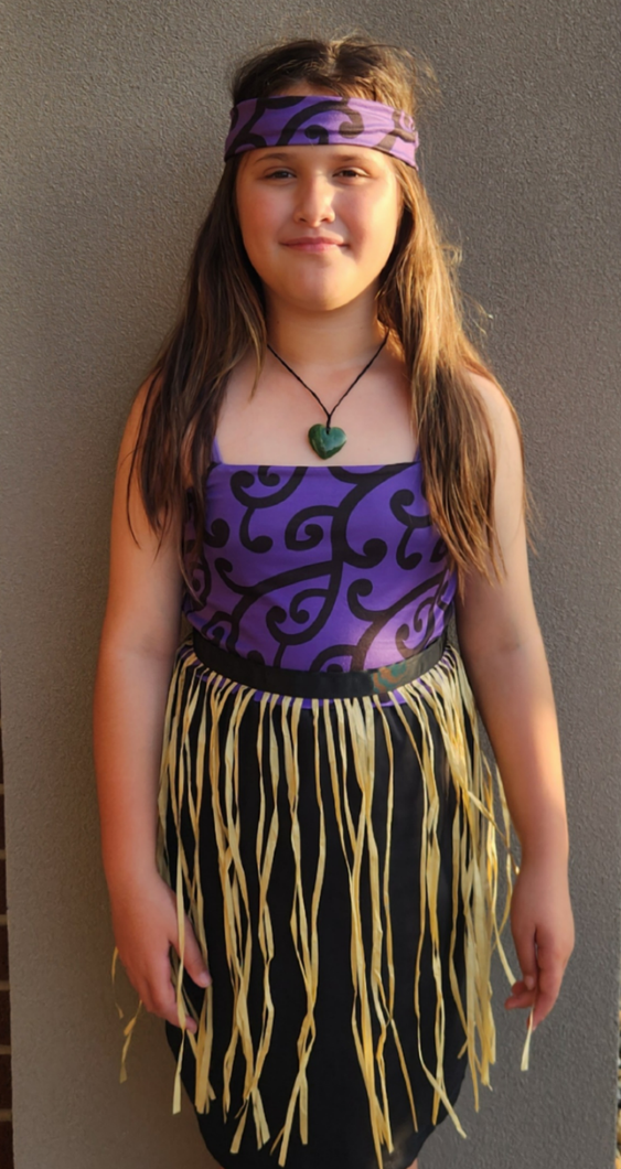 Kapa haka dress   PURPLE