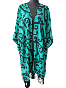 Kimono   Teal/Black