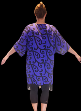Load image into Gallery viewer, Kimono   Purple/Black