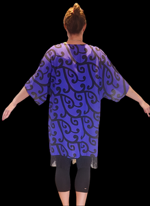 Kimono   Purple/Black