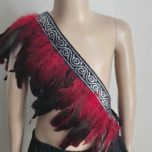 Load image into Gallery viewer, Maroon Tamariki Kahu huruhuru
