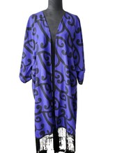 Load image into Gallery viewer, Kimono   Purple/Black