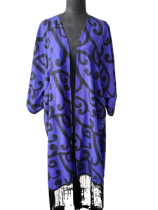 Kimono   Purple/Black