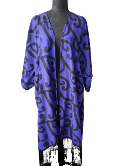 Kimono   Purple/Black