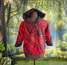 Load image into Gallery viewer, Red Button Jacket  Size 6 only