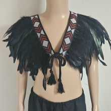 Load image into Gallery viewer, Black/Silver  Tamariki Kahu huruhuru