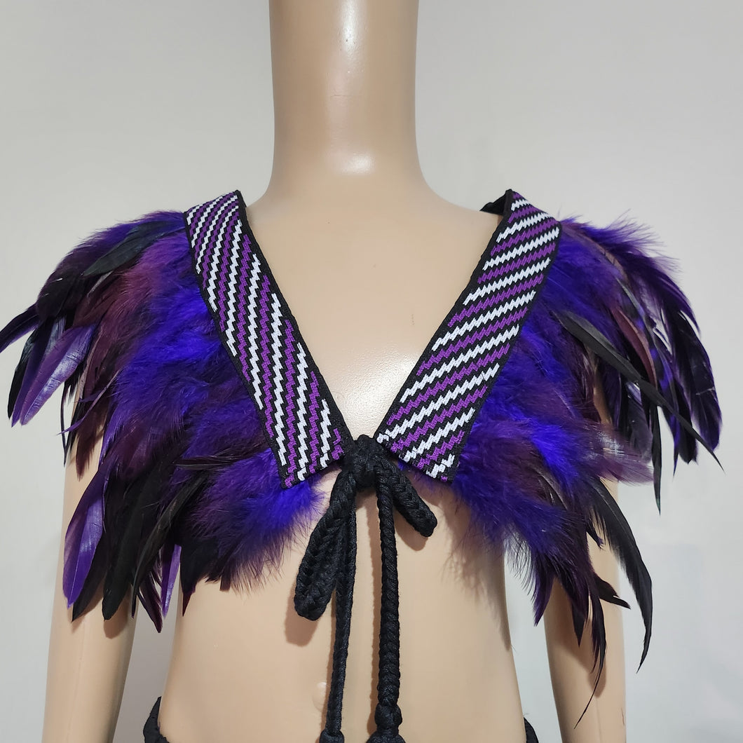 Purple Kahu huruhuru    80cm