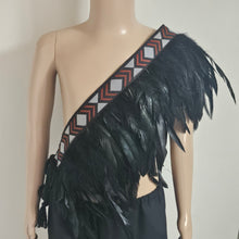 Load image into Gallery viewer, Black/Silver  Tamariki Kahu huruhuru