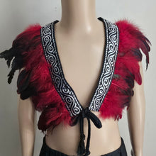 Load image into Gallery viewer, Maroon Tamariki Kahu huruhuru