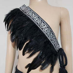 Black Kahu huruhuru    80cm