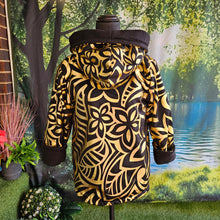 Load image into Gallery viewer, Gold/Black Button Jacket  Size 8 only