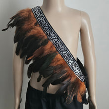 Load image into Gallery viewer, Brown/Siver Tamariki Kahu huruhuru