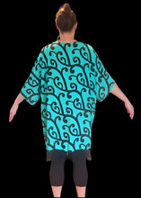 Load image into Gallery viewer, Kimono   Teal/Black