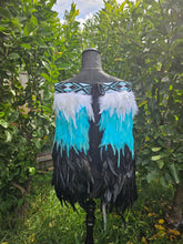 Load image into Gallery viewer, Medium  Half   Black/Teal/White